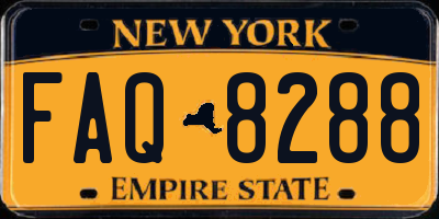 NY license plate FAQ8288