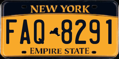 NY license plate FAQ8291