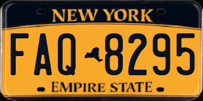 NY license plate FAQ8295