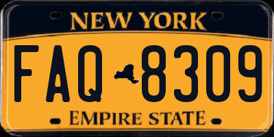 NY license plate FAQ8309