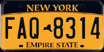 NY license plate FAQ8314