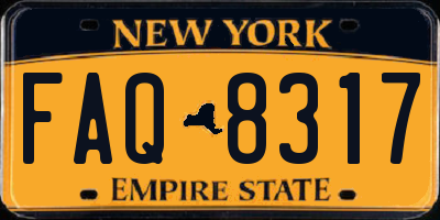 NY license plate FAQ8317