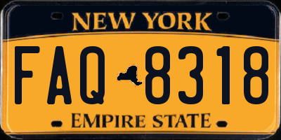 NY license plate FAQ8318