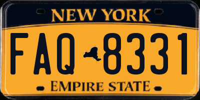 NY license plate FAQ8331