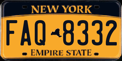 NY license plate FAQ8332