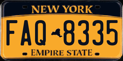 NY license plate FAQ8335