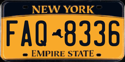 NY license plate FAQ8336