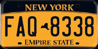 NY license plate FAQ8338