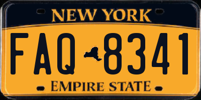 NY license plate FAQ8341