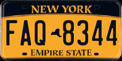 NY license plate FAQ8344