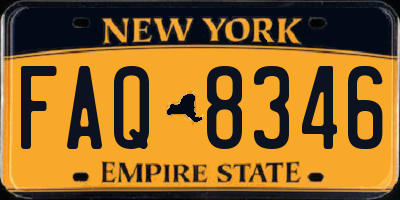 NY license plate FAQ8346