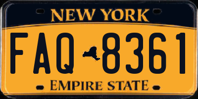 NY license plate FAQ8361