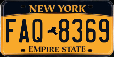 NY license plate FAQ8369