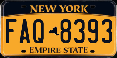 NY license plate FAQ8393