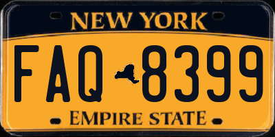 NY license plate FAQ8399