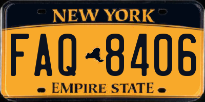 NY license plate FAQ8406