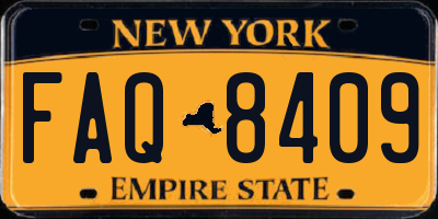 NY license plate FAQ8409