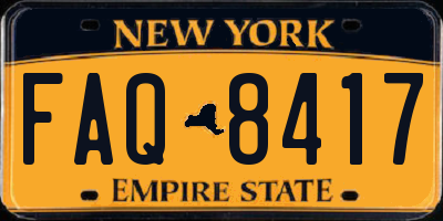 NY license plate FAQ8417
