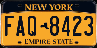 NY license plate FAQ8423
