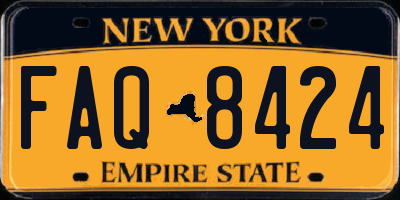 NY license plate FAQ8424