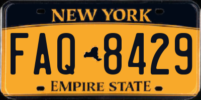 NY license plate FAQ8429