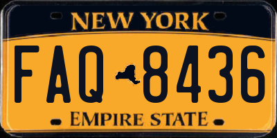 NY license plate FAQ8436