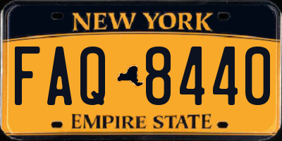 NY license plate FAQ8440