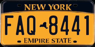 NY license plate FAQ8441