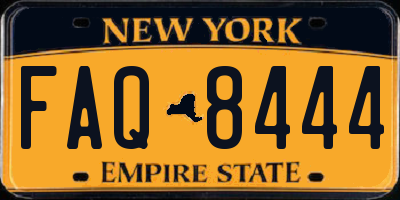 NY license plate FAQ8444