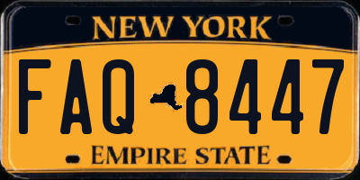 NY license plate FAQ8447