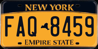 NY license plate FAQ8459
