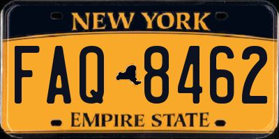 NY license plate FAQ8462