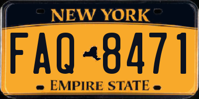 NY license plate FAQ8471