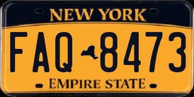 NY license plate FAQ8473