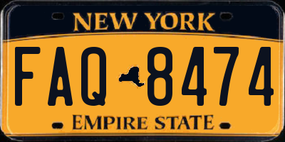 NY license plate FAQ8474
