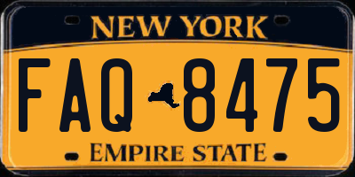 NY license plate FAQ8475