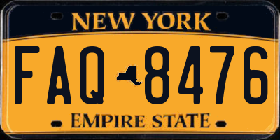 NY license plate FAQ8476