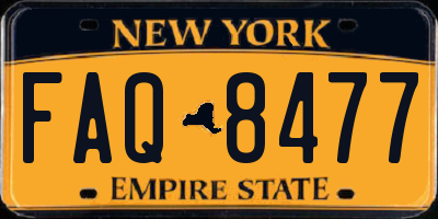 NY license plate FAQ8477