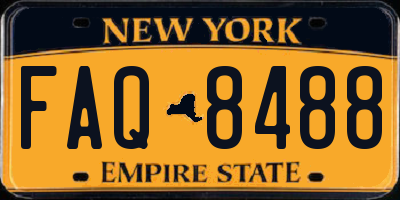 NY license plate FAQ8488