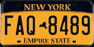 NY license plate FAQ8489