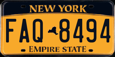 NY license plate FAQ8494