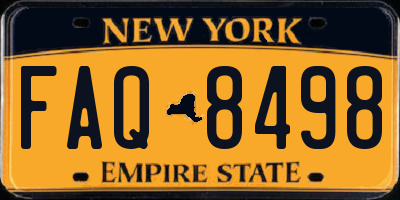 NY license plate FAQ8498