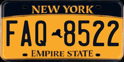 NY license plate FAQ8522