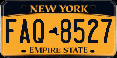 NY license plate FAQ8527