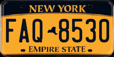 NY license plate FAQ8530