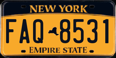NY license plate FAQ8531