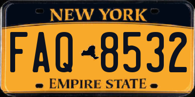 NY license plate FAQ8532