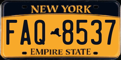 NY license plate FAQ8537