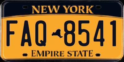 NY license plate FAQ8541