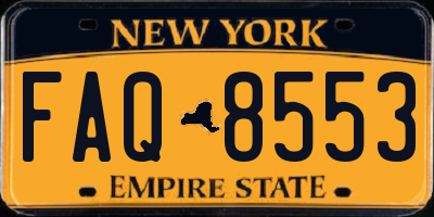 NY license plate FAQ8553